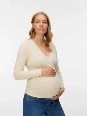 Bodycon-mallinen V-kaula-aukkoinen paita