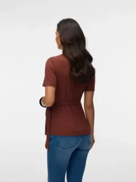 Bodycon-mallinen V-kaula-aukkoinen paita