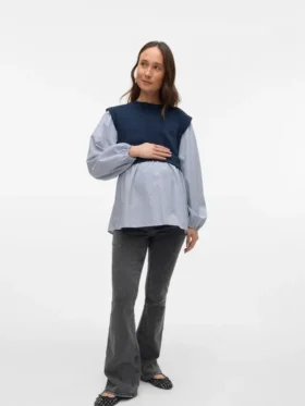 Normaalin istuvuus, keskikorkea vyötärö, bootcut-farkut