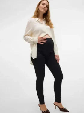 Slim Fit -malliset korkeavyötäröiset jeggingsit