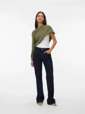 Snrancy Mid Rise Bootcut Fit -farkut