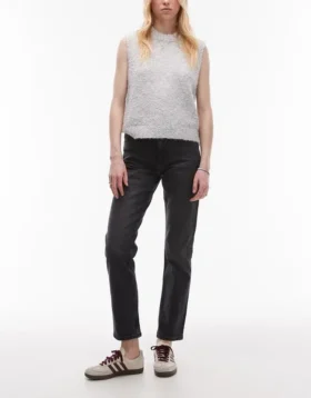 Topshopin keskikorkeat suorat farkut