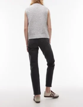 Topshopin keskikorkeat suorat farkut