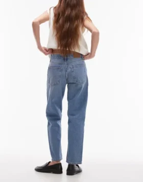 Topshopin keskikorkeat suorat farkut