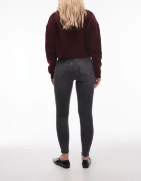Topshopin korkeavyötäröiset skinny-fitti-farkut
