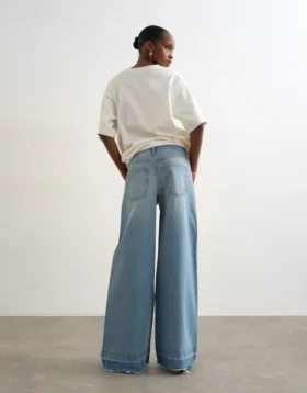 Tshorizon Mid Rise Wide Leg Fit -farkut