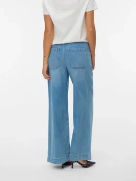 Vmallison Mid Rise Wide Leg Fit -farkut