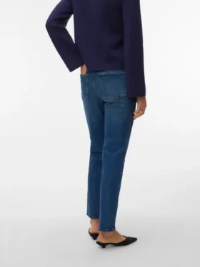 Vmamara Mid Rise Straight Fit -farkut