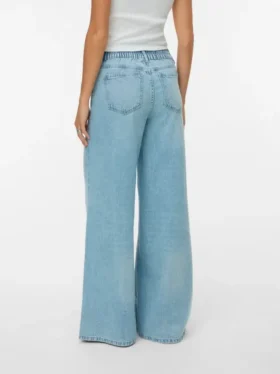 Vmannet Mid Rise Wide Leg Fit -farkut