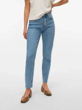 Vmbrenda High Rise Mom Fit -nilkkafarkut