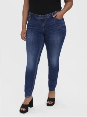 Vmcseven Mid Rise Skinny Fit -farkut