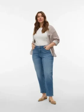 Vmctessa-Stretch High Rise Mom Fit -farkut