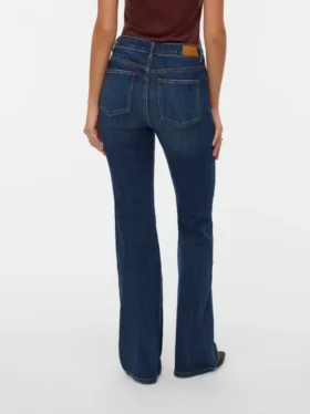 Vmella Mid Rise Bootcut Fit -farkut