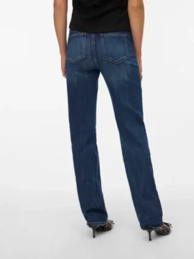 Vmella Mid Rise Straight Fit -farkut