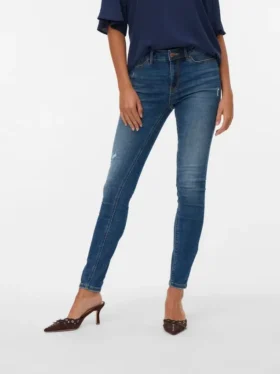 Vmflash Mid Rise Skinny Fit -farkut