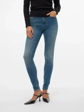 Vmflash Mid Rise Skinny Fit -farkut