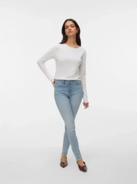 Vmflash Mid Rise Skinny Fit -farkut
