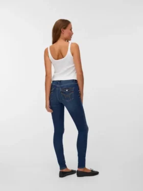 Vmflash Mid Rise Skinny Fit -farkut