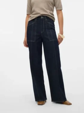 Vmkathy Super High Rise Wide Leg Fit -farkut