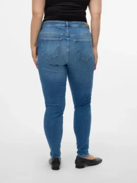 Vmlux Mid Rise Slim Fit -farkut
