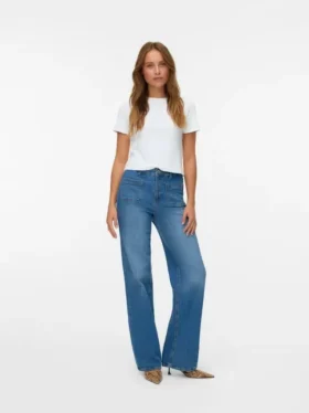 Vmtessa High Rise Wide Leg Fit -farkut