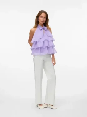 Vmtessa High Rise Wide Leg Fit -farkut