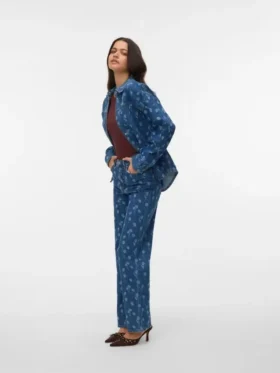 Vmtessa High Rise Wide Leg Fit -farkut