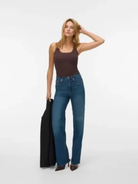 Vmtessa High Rise Wide Leg Fit -farkut