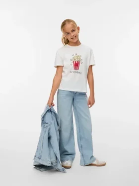 Vmvanessa Low Rise Wide Leg Fit -farkut