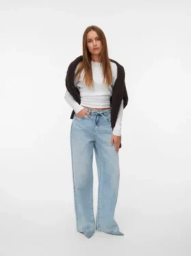Vmwien Mid Rise Wide Leg Fit -farkut