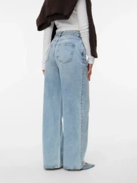 Vmwien Mid Rise Wide Leg Fit -farkut